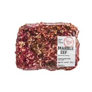 Говядина фарш рубленный из мраморной говядины см 1кг Myasoet Россия