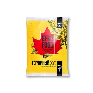 Соус горчичный балк 1кг мдж 22% кор1-10 Efko Food special Россия