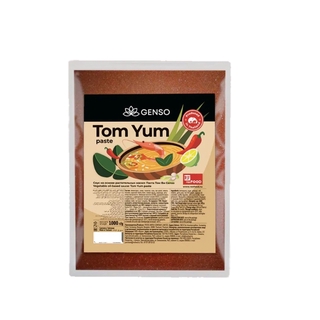 Паста том ям острая пакет 1кг кор1-12 Genso Тайланд