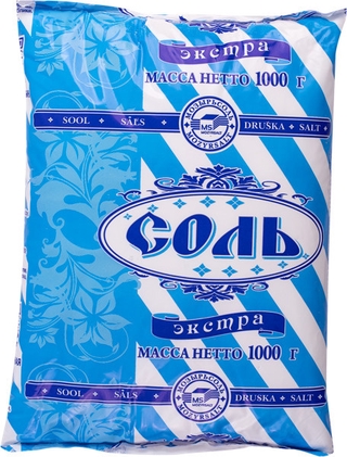Соль экстра 1кг кор1-12 Мозырьсоль