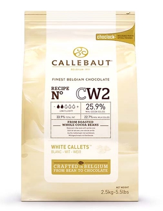 Шоколад белый какао 25.9% 2.5кг кор1-8 Barry Callebaut Бельгия