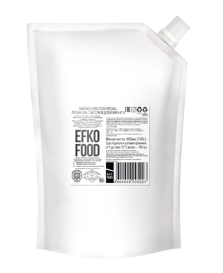 Майонез ж67% дой-пак 800мл кор1-12 Efko Food special Провансаль Россия