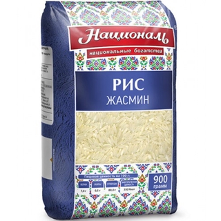 Рис жасмин 900 гр кор1-12 Националь Россия
