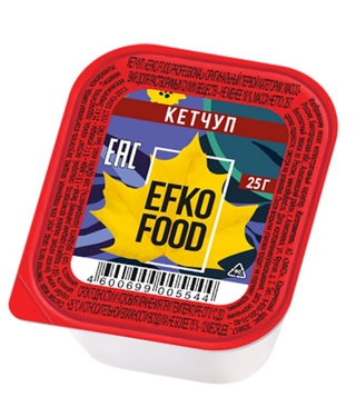 Кетчуп дип пот 25мл кор1-125 EFKO FOOD professional Россия