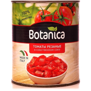 Томаты целые очищенные в сс жб 2,65мл сух.вес 1,5кг Botanica