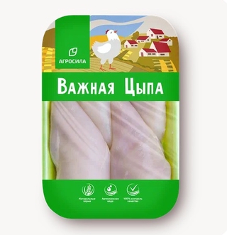 Цыпленка-бройлера филе подложка см 0,7кг вес кор1-12кг Важная Цыпа ПТФ Пермская