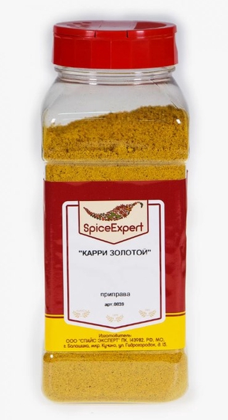 Приправа карри золотой банка 500гр кор1-6 SpicExpert Россия