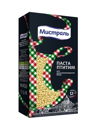 Паста птитим 450гр кор1-12 Мистраль Россия