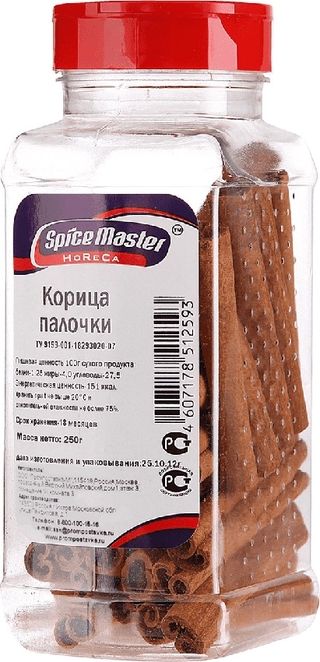 Корица палочки 200гр кор1-15 Спайсмастер Россия