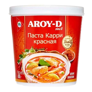 Паста карри красная плб 1кг кор1-12 Aroy-d Тайланд