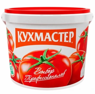 Паста томатная сухвещ 25% 5л ведро Кухмастер