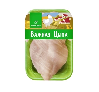 Цыпленка-бройлера тушка 1с пакет см кор1-13 Важная Цыпа ПТФ Пермская