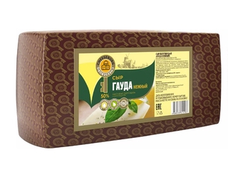 Сыр Гауда брус ж50% 5-6 кг КМЗ Россия