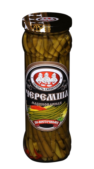 Черемша марин. по-восточному стб 370мл (сух.вес 200гр) кор1-12 Скатерть-Самобранка