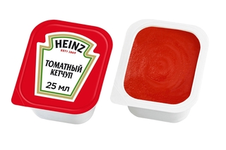 Кетчуп дип пот 25мл кор1-125 Heinz Россия