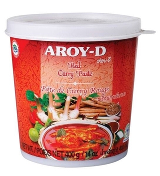 Паста карри красная плб 400гр кор1-24 Aroy-d Тайланд