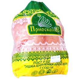 Цыпленка-бройлера тушка 1с см инд пакет кор1-13кг Приосколье