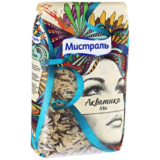 Рис акватика микс 500 гр кор1-12 Мистраль Россия