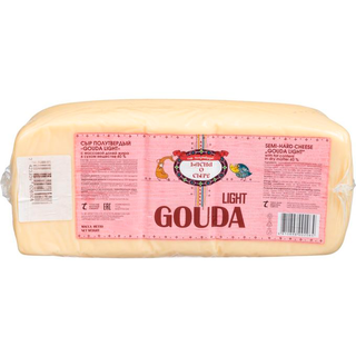 Сыр Чеддар Light ж40% брус 600гр ломтики Басни о сыре Беларусь