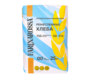 Мука для для ремесленных хлебов Т55 25кг FarinaRоssa