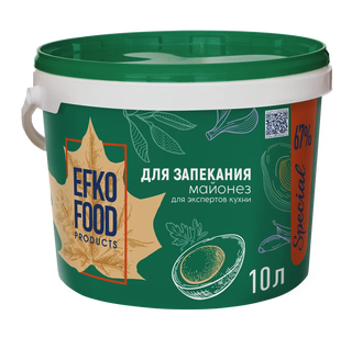 Майонез ж67% для запекания ведро 10л Efko Food special Россия
