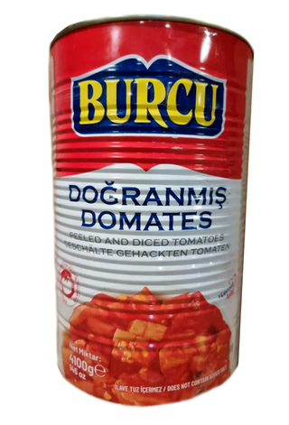Томаты резаные очищ в сс жб 4,1кг кор1-6 Burcu Турция