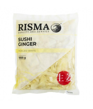 Имбирь маринованный белый 1 кг кор1-10 Рисма Китай