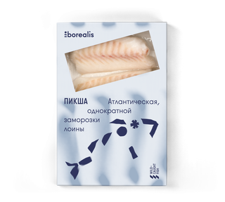 Пикша филе спинка см бк скин 400 гр кор1-10 Borealis