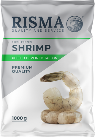 Креветки очищ см сх р31-40 1 кг кор1-10 Рисма